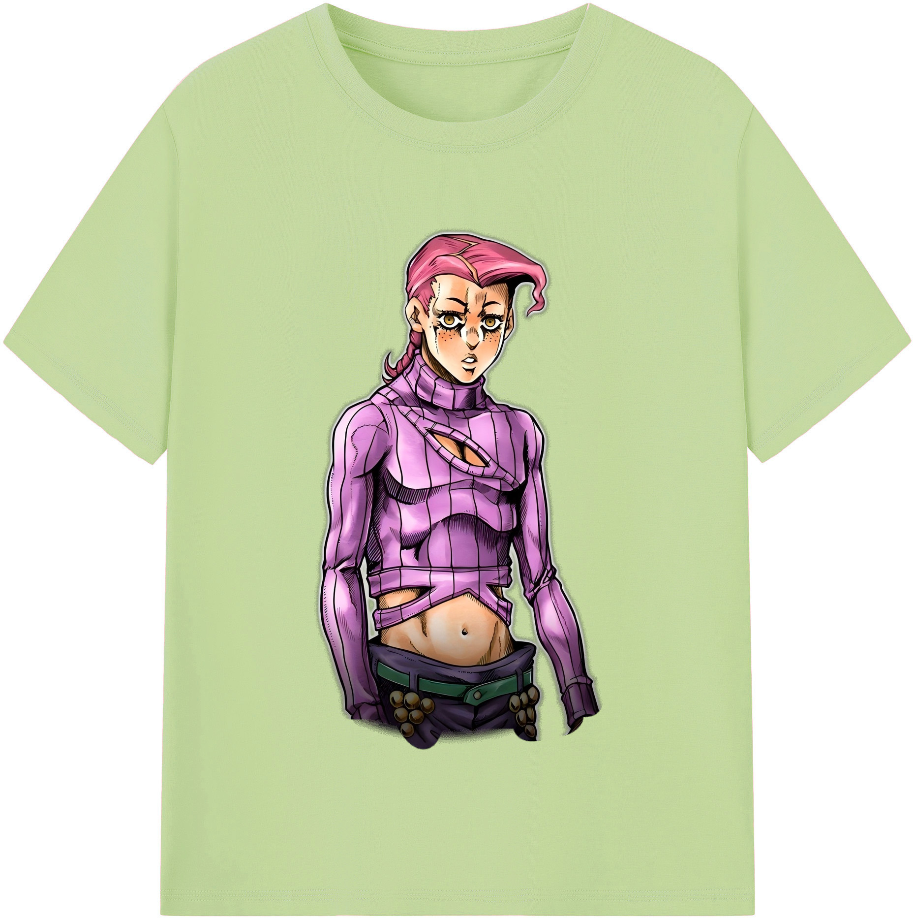 （画像用） ジョジョの奇妙な冒険 ビネガー?ドッピオ JoJo's Bizarre Adventure Vinegar Doppio 綿100％半袖Tシャツ（フロントプリント）